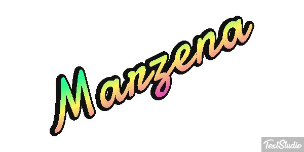 Marzena Text effect