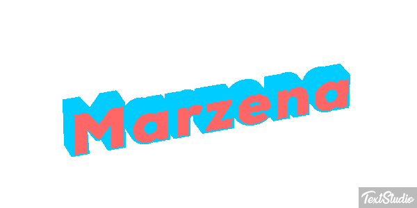 Marzena Text effect