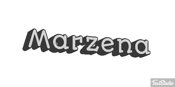 Marzena Text effect