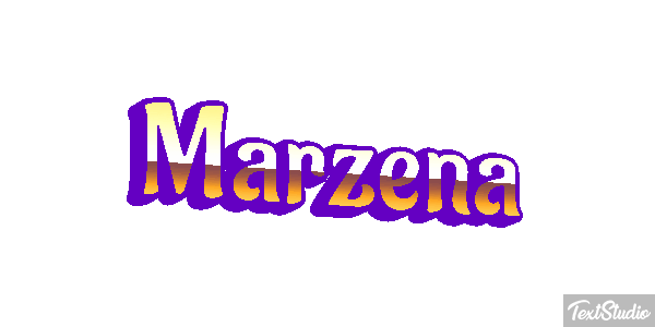 Marzena Text effect