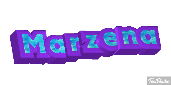 Marzena Text effect