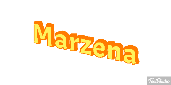 Marzena Text effect