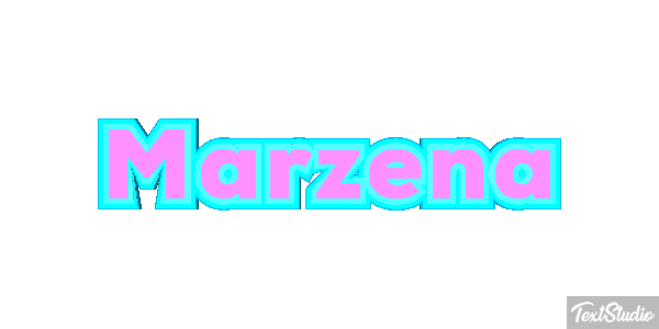 Marzena Text effect