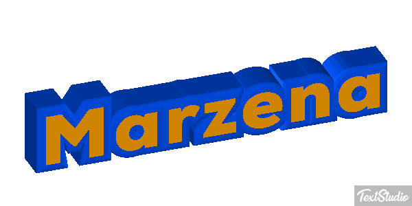 Marzena Text effect