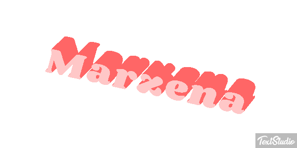 Marzena Text effect