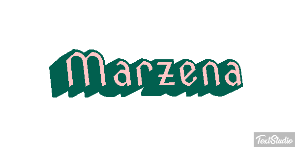 Marzena Text effect