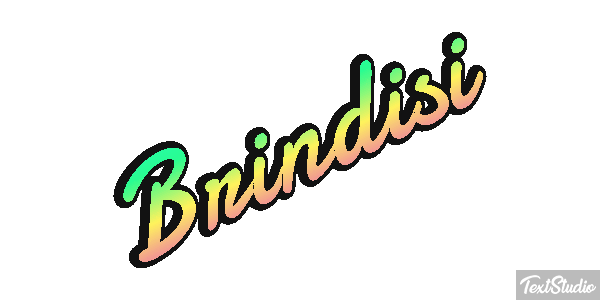 Brindisi Efekt tekstowy