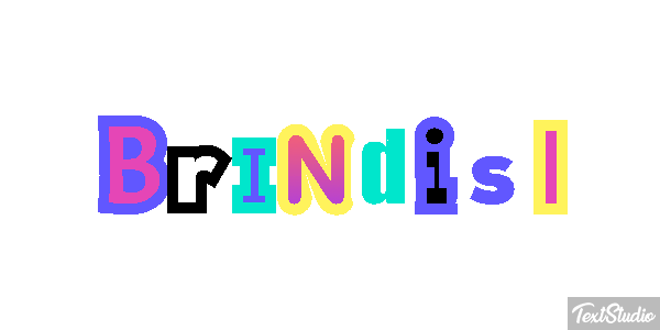 Brindisi Efekt tekstowy