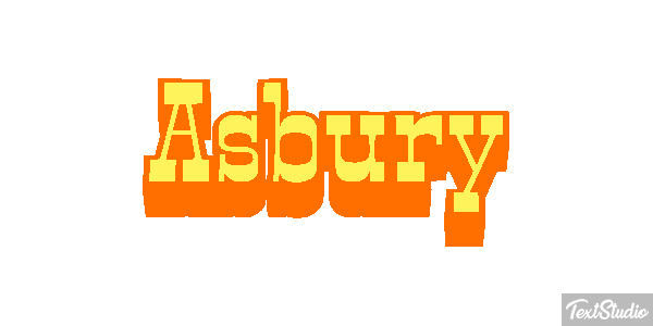 Asbury Text effect