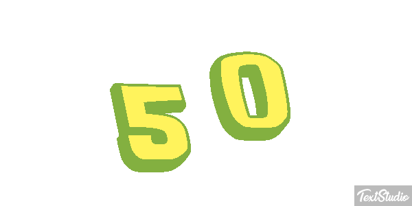 50 Текстовый эффект