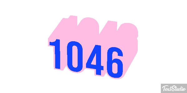 1046 Text effect