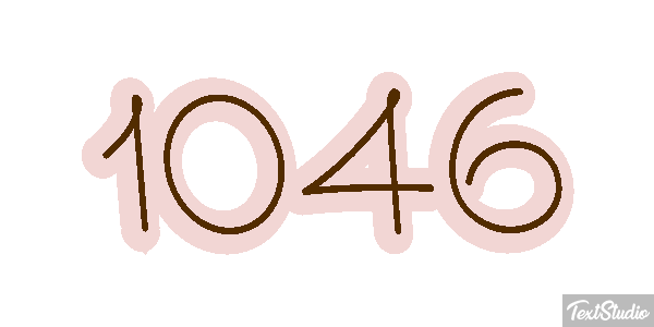 1046 Text effect