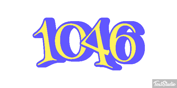 1046 Text effect
