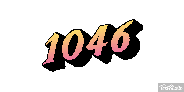 1046 Text effect