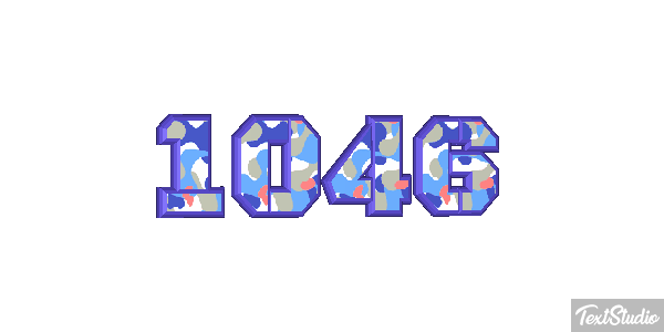 1046 Text effect