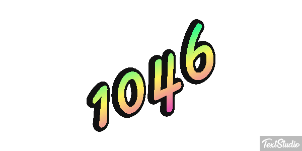 1046 Text effect