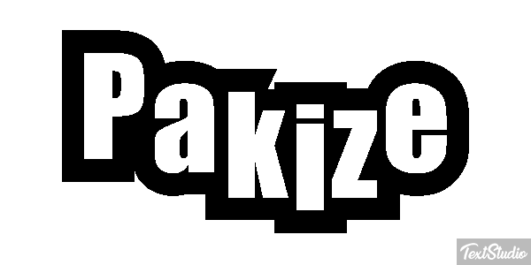 Pakize Текстовый эффект