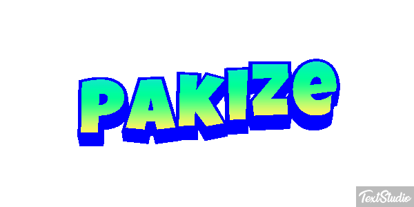 Pakize Текстовый эффект