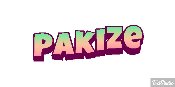 Pakize Текстовый эффект