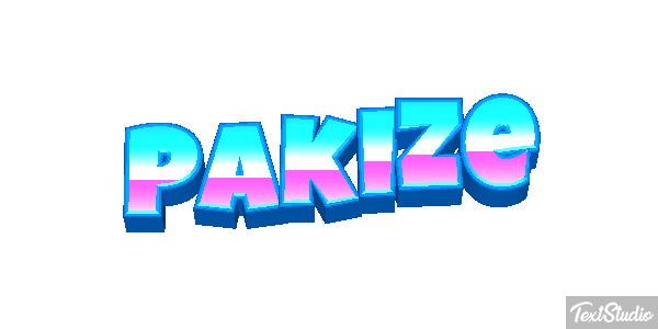 Pakize Текстовый эффект