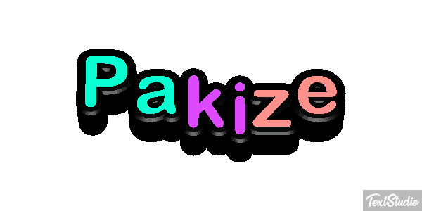 Pakize Текстовый эффект