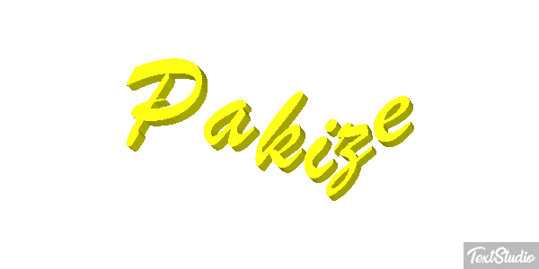 Pakize Текстовый эффект