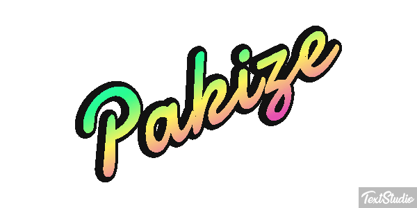 Pakize Текстовый эффект