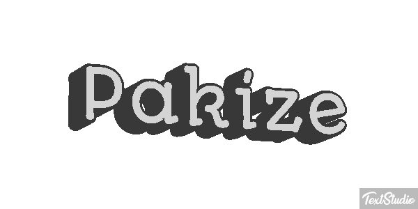 Pakize Текстовый эффект