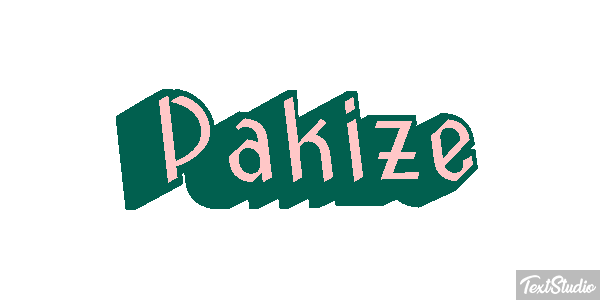 Pakize Текстовый эффект