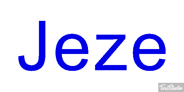 Jeże Efekt tekstowy