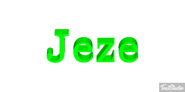 Jeże Efekt tekstowy