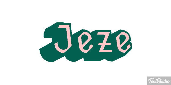 Jeże Efekt tekstowy