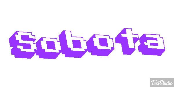 Sobota Text effect