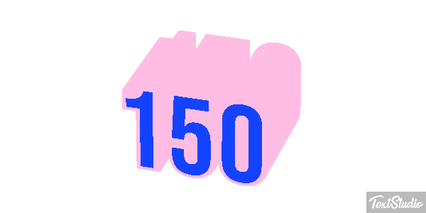 150 Text effect