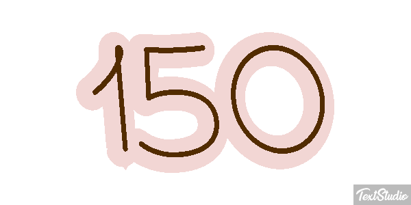 150 Text effect