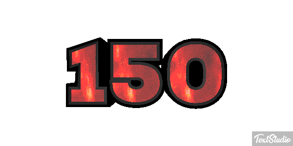 150 Text effect