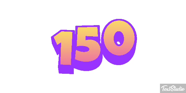 150 Text effect