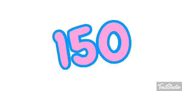 150 Text effect