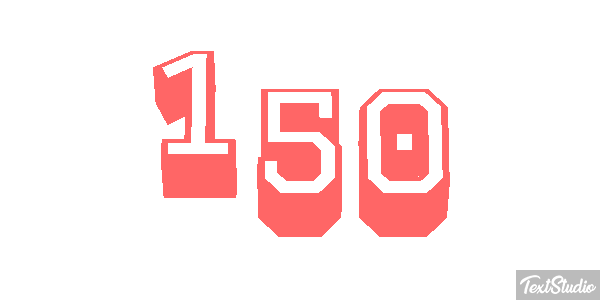 150 Text effect