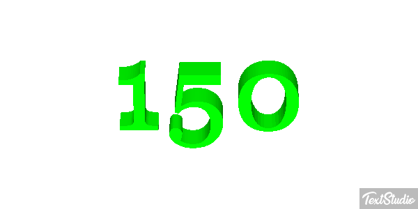 150 Text effect