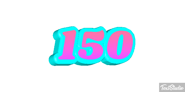150 Text effect