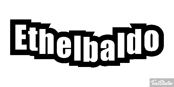 Ethelbaldo Efecto de texto