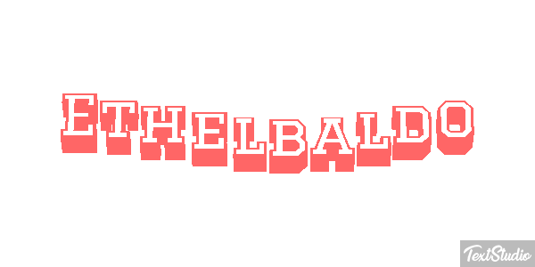 Ethelbaldo Efecto de texto