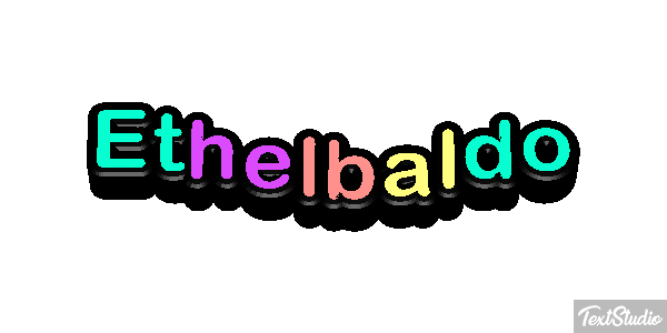 Ethelbaldo Efecto de texto