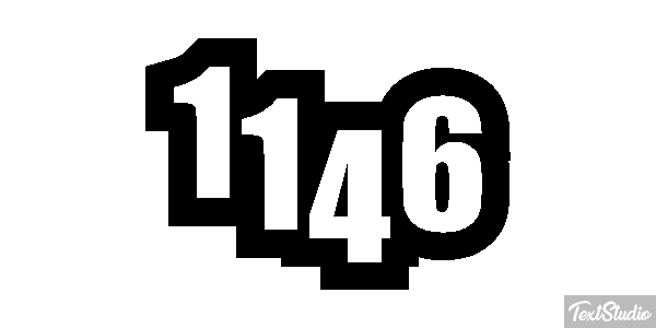 1146 Tekst effect