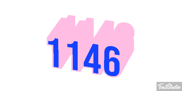 1146 Tekst effect