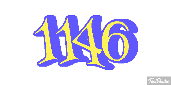 1146 Tekst effect