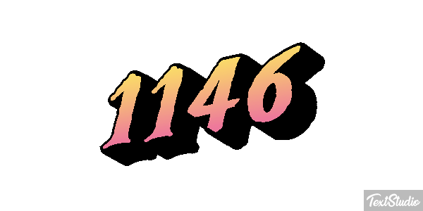 1146 Tekst effect