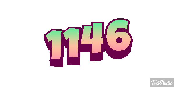 1146 Tekst effect
