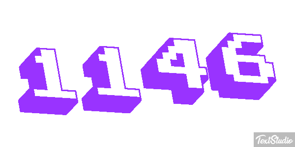 1146 Tekst effect